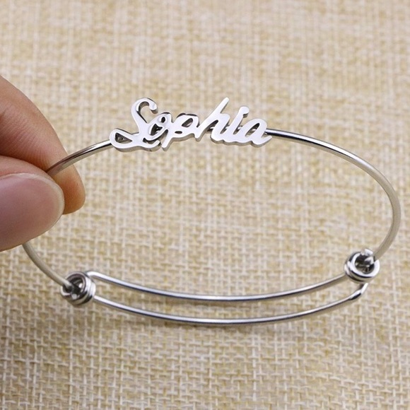 ✨SOPHIA SILVER ADJUSTABLE NAME BRACELET *NWT*✨ - Picture 5 of 5